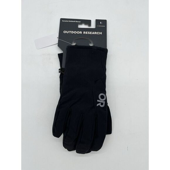 OUTDOOR RESEARCH Sureshot Softshell Gloves Black New Size Large Men’s - Picture 1 of 3